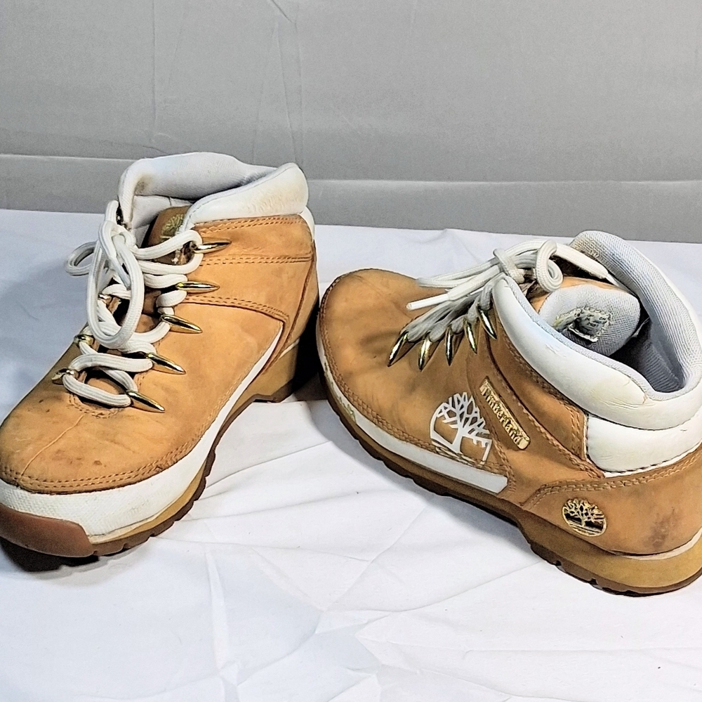 Timberland Size 7 Women's Eoro Chukka Euro Hiker Desert Sand Boots - Picture 2 of 13
